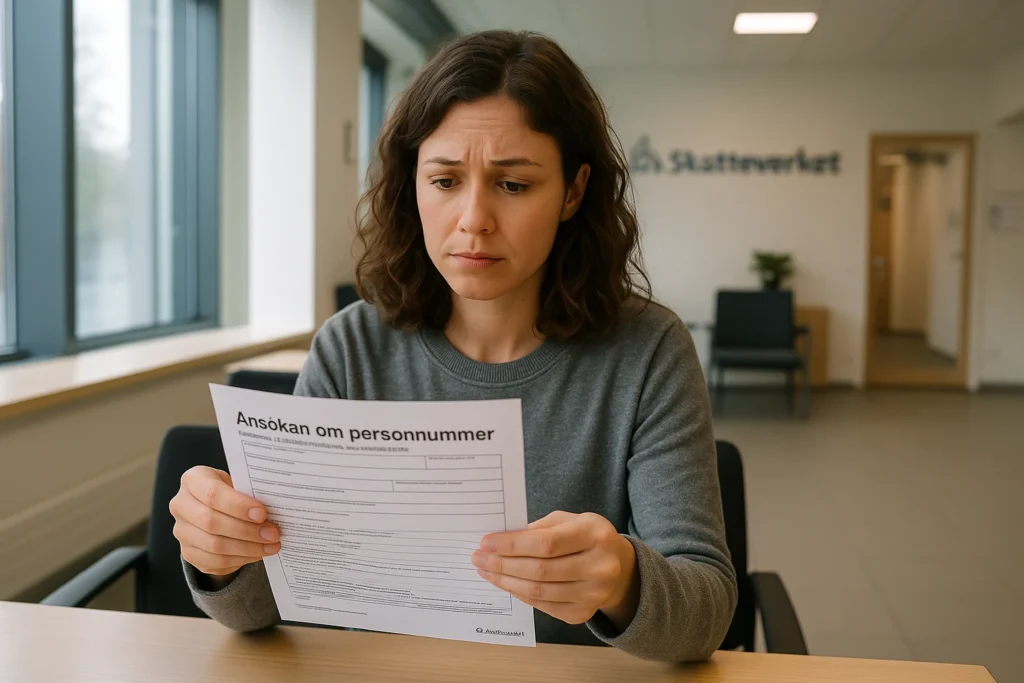 personnnummeransokan