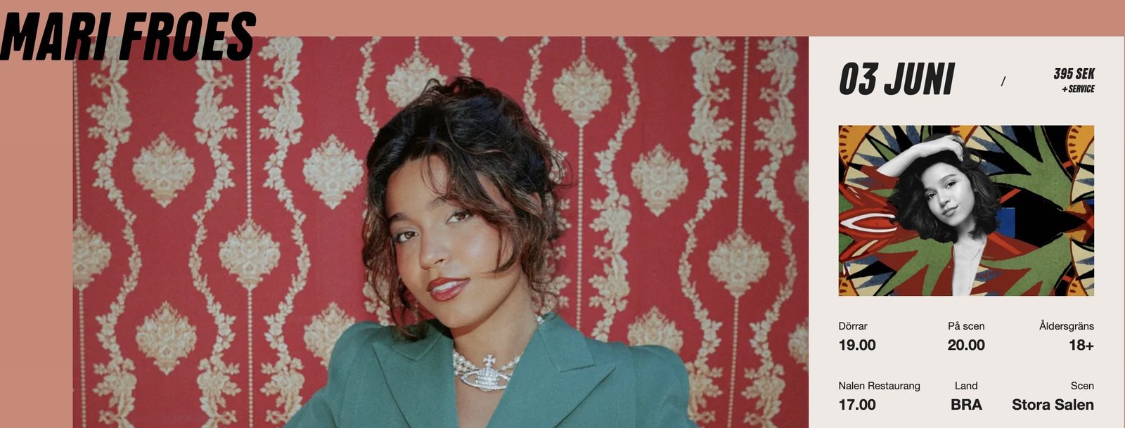 Mari Froes no Nalen – a nova onda da música brasileira em Estocolmo