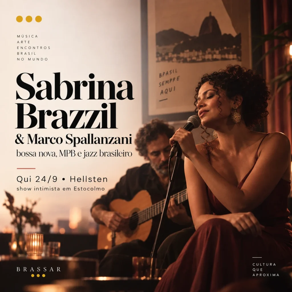 Sabrina Brazzil e Marco Spallanzani em Estocolmo