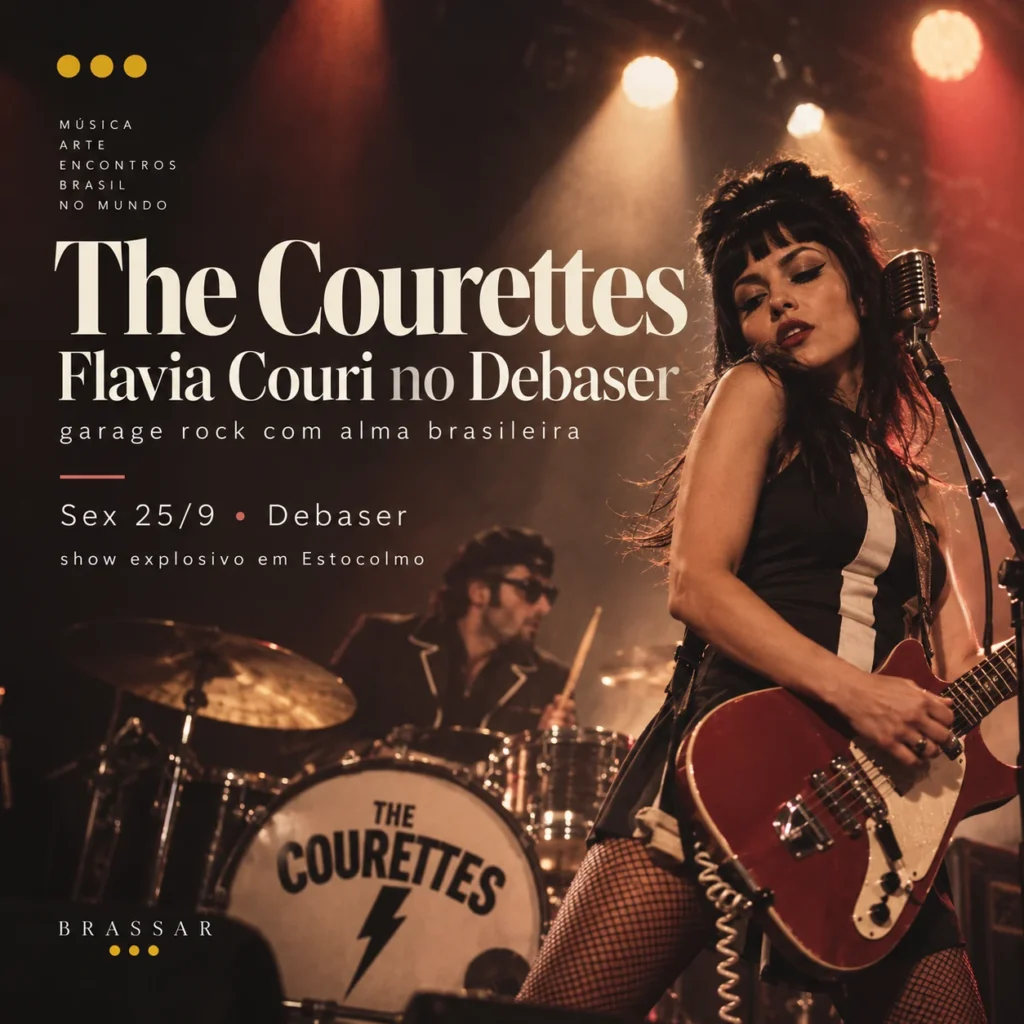 The Courettes no Debaser em Estocolmo
