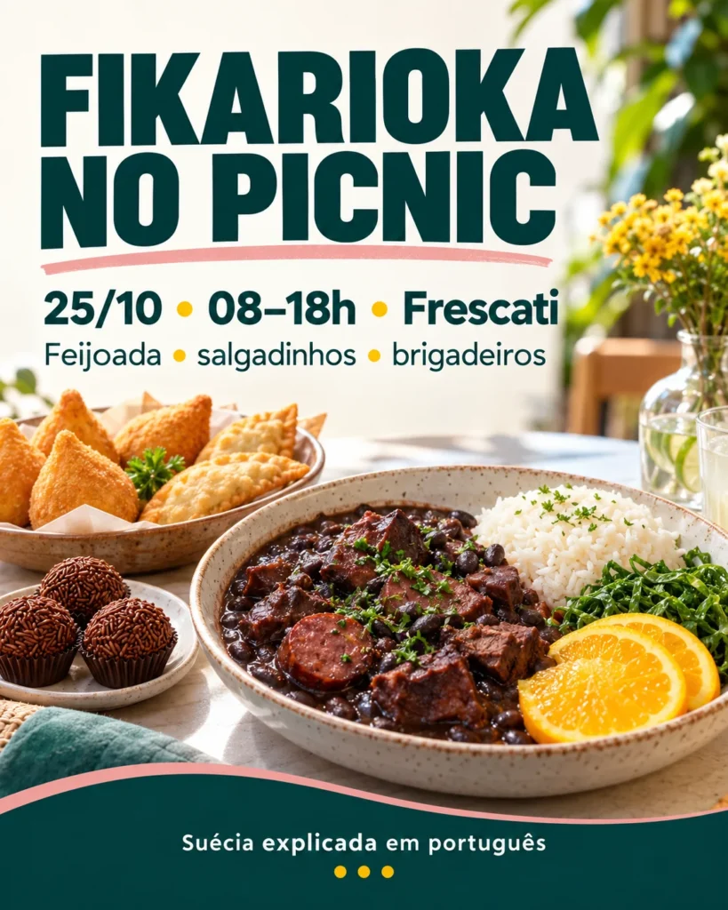 Capa Brassar do Fikarioka no restaurante Picnic em Frescati no segundo turno das eleições brasileiras