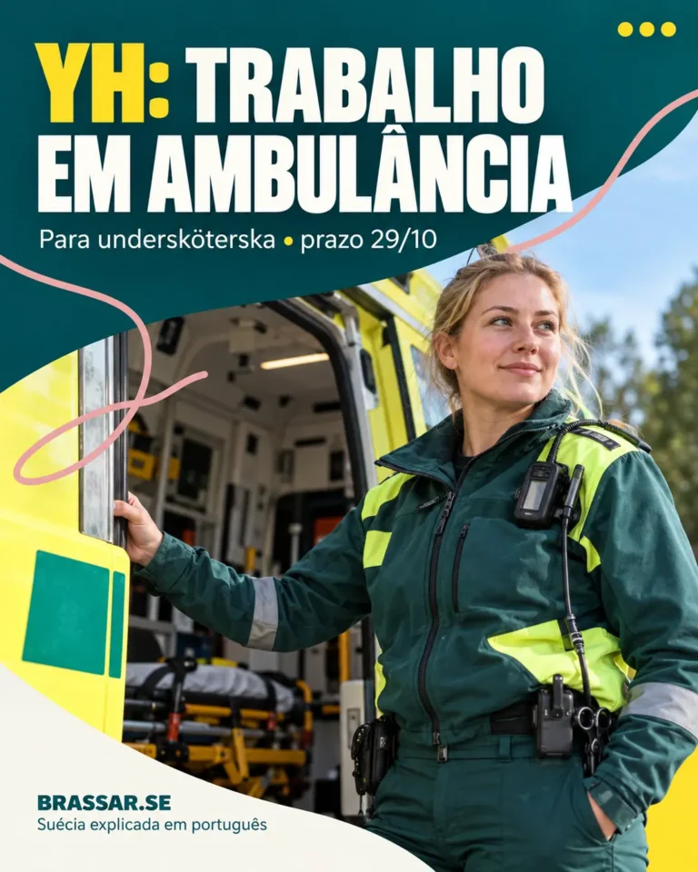 Curso YH para trabalho em ambulância na Suécia - Brassar