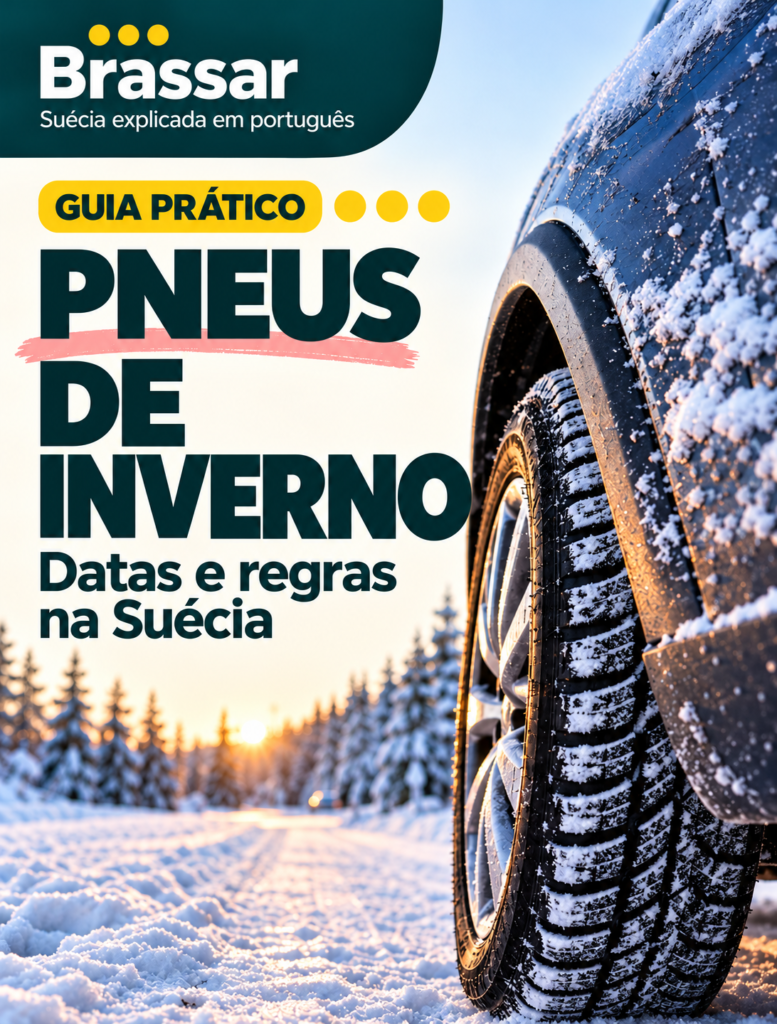 Capa Brassar: regras de pneus de inverno na Suécia, datas e cuidados práticos